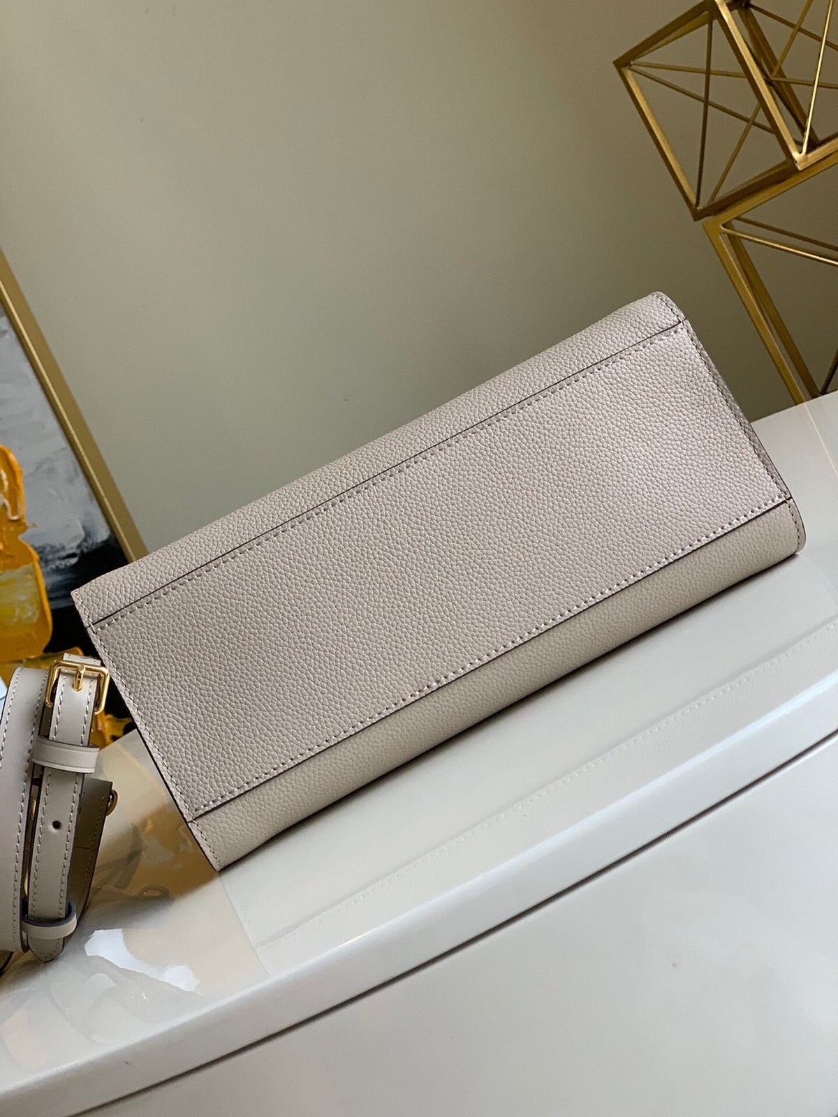 handbag day bag cream